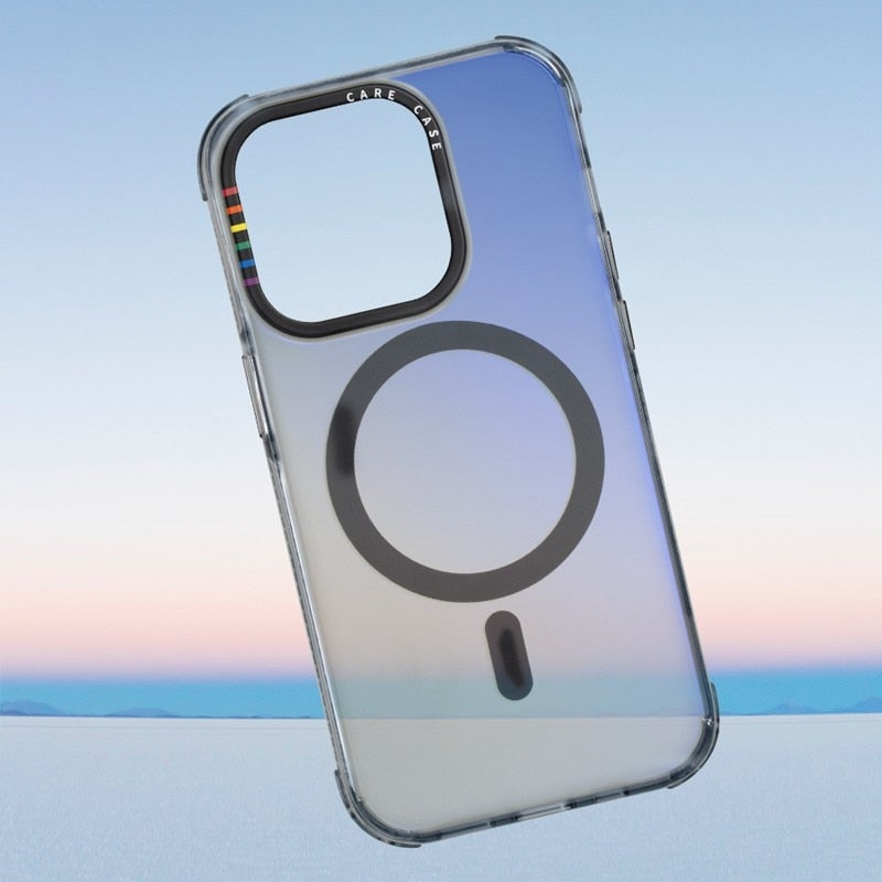 Capa de silicone com MagSafe para iPhone 14 Plus – Céu - Apple (BR)